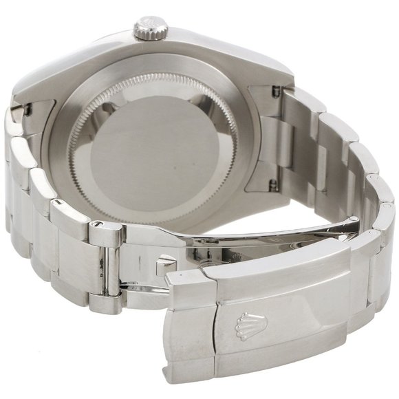 Rolex 41mm Men's Blue Roman 2.7CT Watch! Box + cards!! - Picture 5 of 7